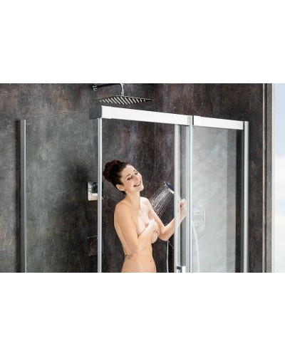 Душевой уголок Ravak Matrix MSDPS 100x80 R 0WPA4C00Z1 профиль Хром стекло Transparent