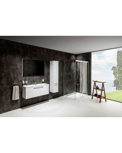 Душевой уголок Ravak Matrix MSDPS 100x80 R 0WPA4U00Z1 профиль Сатин стекло Transparent