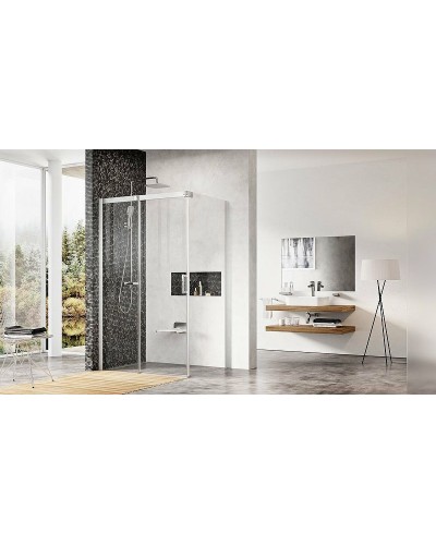 Душевой уголок Ravak Matrix MSDPS 120x80 L 0WLG4100Z1 профиль Белый стекло Transparent
