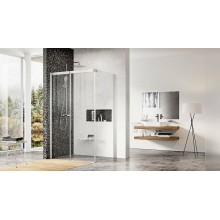 Душевой уголок Ravak Matrix MSDPS 120x80 L 0WLG4C00Z1 профиль Хром стекло Transparent