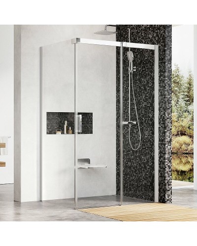 Душевой уголок Ravak Matrix MSDPS 120x80 R 0WPG4C00Z1 профиль Хром стекло Transparent