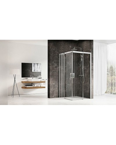 Душевой уголок Ravak Matrix MSRV4-100/100 100x100 1WVAAC00Z1 профиль Хром стекло Transparent