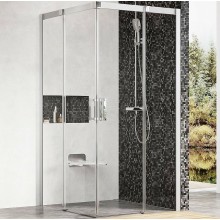 Душевой уголок Ravak Matrix MSRV4-100 100x100 1WVAAU00Z1 профиль Сатин стекло Transparent