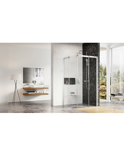 Душевой уголок Ravak Matrix MSRV4-90 90x90 1WV77100Z1 профиль Белый стекло Transparent