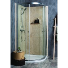 Душевой уголок Jacob Delafon Serenity 90x90 E14R90-GA профиль Хром стекло прозрачное