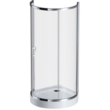 Душевой уголок AM.PM Like Round 95х95 W83G-333-095CT профиль Хром глянцевый стекло прозрачное