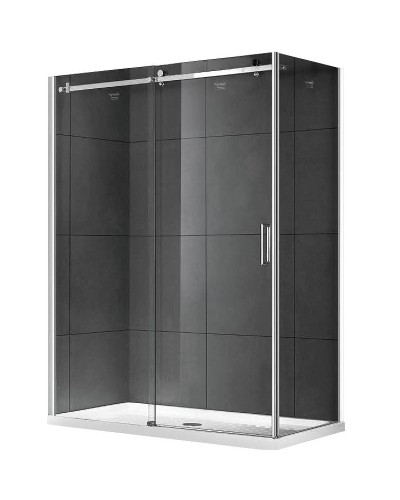 Душевой уголок Gemy Modern Gent S25191B-A6-90 150х90 профиль Хром стекло прозрачное