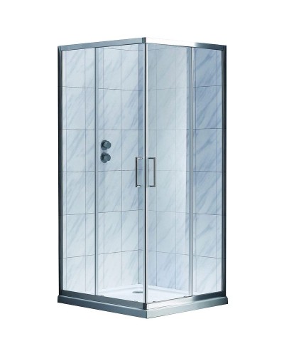 Душевой уголок Koller Pool Aqua Line 90X90 S90SC профиль Хром стекло прозрачное