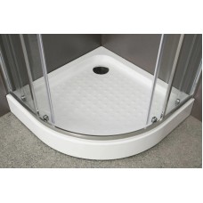 Душевой уголок с поддоном 90х90х200 см BelBagno Uno прозрачное UNO-GL-R-2-90-C-CR-TR