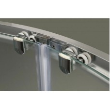 Душевой уголок с поддоном 90х90х200 см BelBagno Uno текстурное UNO-GL-R-2-90-P-CR-TR