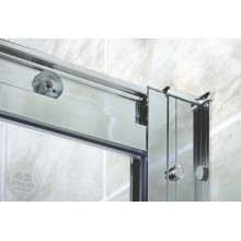 Душевой уголок Cezares Pratico 120х90 см прозрачное стекло PRATICO-RH-1-120/90-C-Cr