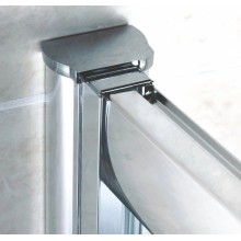 Душевой уголок Cezares Pratico 120х90 см текстурное стекло PRATICO-RH-1-120/90-P-Cr