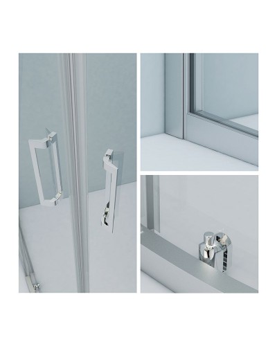 Душевой уголок Iddis Zodiac 90х90 ZOD6CS9i23 профиль алюминий стекло прозрачное