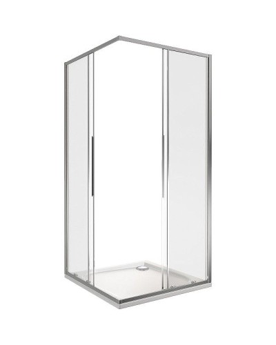 Душевой уголок Good Door Idea CR-100-C-CH 100х100 профиль Хром стекло прозрачное