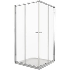 Душевой уголок Good Door Lira CR-100-C-CH 100х100 профиль Хром стекло прозрачное