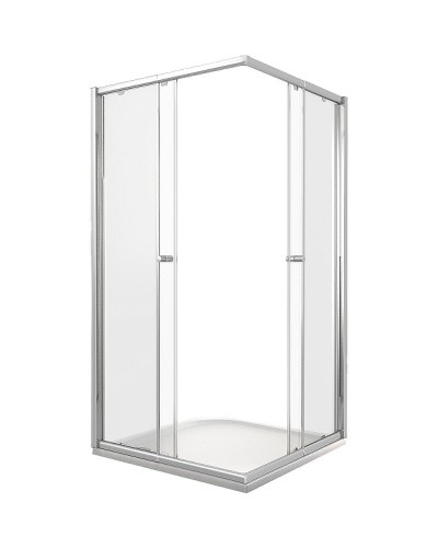 Душевой уголок Good Door Lira CR-100-C-CH 100х100 профиль Хром стекло прозрачное