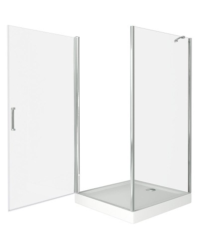 Душевой уголок Good Door Pandora CR-80-C-CH 80х80 профиль Хром стекло прозрачное