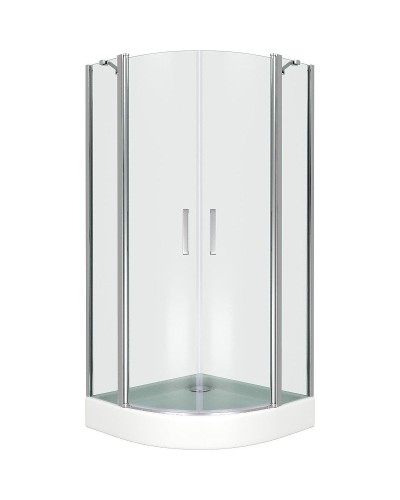Душевой уголок Good Door Pandora R-80-C-CH 80х80 профиль Хром стекло прозрачное