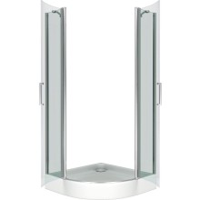 Душевой уголок Good Door Pandora R-80-C-CH 80х80 профиль Хром стекло прозрачное
