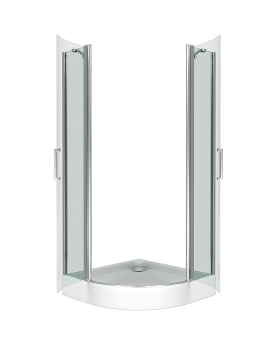 Душевой уголок Good Door Pandora R-80-C-CH 80х80 профиль Хром стекло прозрачное