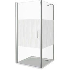 Душевой уголок 80х80 см Good Door Pandora CR-80-T-CH прозрачное с рисунком