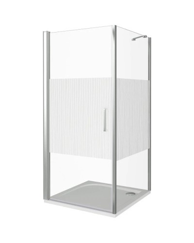 Душевой уголок 80х80 см Good Door Pandora CR-80-T-CH прозрачное с рисунком