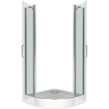 Душевой уголок 80х80 см Good Door Pandora R-80-T-CH прозрачное с рисунком