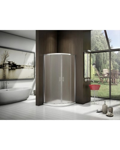 Душевой уголок 100х100 см Good Door Latte R-100-G-WE grape