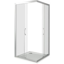 Душевой уголок 100х100 см Good Door Latte CR-100-C-WE прозрачное