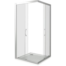 Душевой уголок 100х100 см Good Door Latte CR-100-C-WE прозрачное
