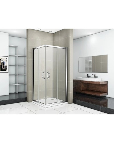 Душевой уголок 80х80 см Good Door Infinity CR-80-C-CH прозрачное
