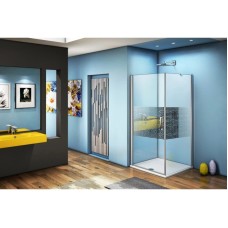 Душевой уголок 90х90 см Good Door Fantasy CR-90-F-CH прозрачный с рисунком