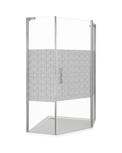 Душевой уголок 90х90 см Good Door Fantasy PNT-90-F-CH прозрачный с рисунком