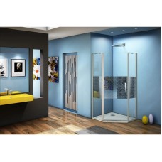 Душевой уголок 100х100 см Good Door Fantasy PNT-100-F-CH прозрачный с рисунком