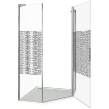 Душевой уголок 100х100 см Good Door Fantasy PNT-100-F-CH прозрачный с рисунком