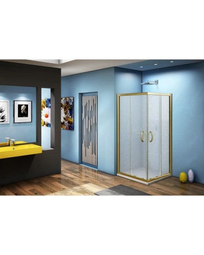 Душевой уголок 80х80 см Good Door Jazze CR-80-G-BR grape