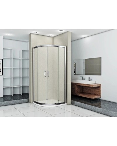 Душевой уголок 80х80 см Good Door Infinity R-80-G-CH grape