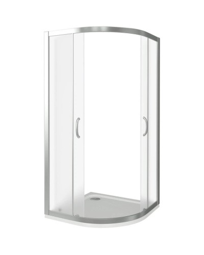 Душевой уголок 100х100 см Good Door Infinity R-100-G-CH grape