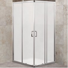 Душевой уголок BelBagno Unique 100х100 UNIQUE-A-2-85/100-M-Cr профиль Хром стекло матовое