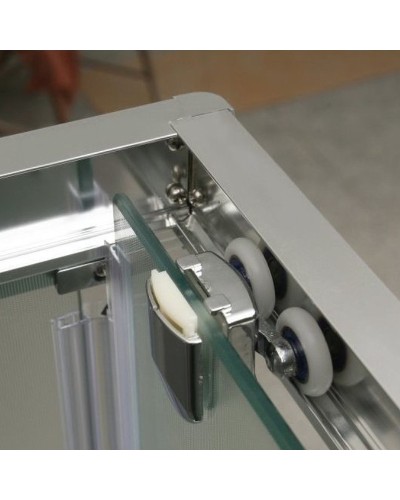 Душевой уголок BelBagno Uno 80х80 UNO-195-A-2-80-C-Cr профиль Хром стекло прозрачное