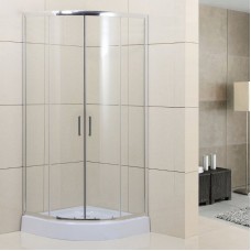Душевой уголок BelBagno Uno 100х100 UNO-195-R-2-100-C-Cr профиль Хром стекло прозрачное