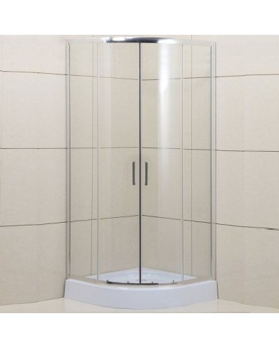 Душевой уголок BelBagno Uno 100х100 UNO-195-R-2-100-C-Cr профиль Хром стекло прозрачное