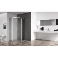 Душевой уголок BelBagno Acqua 100x100 ACQUA-R-2-100-C-Cr профиль Хром стекло прозрачное