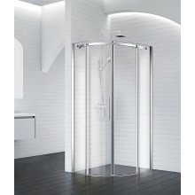 Душевой уголок BelBagno Acqua 80x80 ACQUA-R-2-80-C-Cr профиль Хром стекло прозрачное