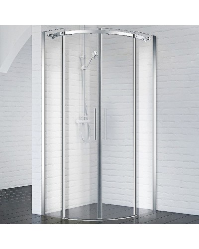 Душевой уголок BelBagno Acqua 80x80 ACQUA-R-2-80-C-Cr профиль Хром стекло прозрачное