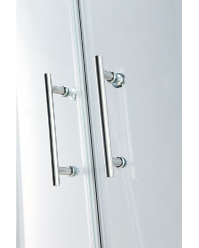 Душевой уголок Cezares Momento 80х80 MOMENTO-R-2-80-C-Cr профиль Хром стекло прозрачное