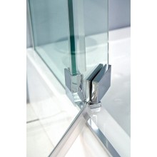 Душевой уголок Cezares Silder 90х90 SLIDER-A-2-80/90-C-Cr профиль Хром стекло прозрачное