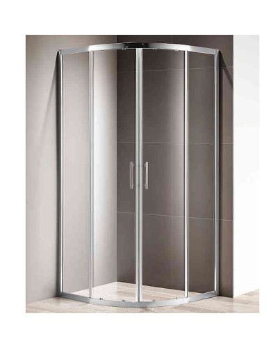 Душевой уголок Cezares Silder 100х100 SLIDER-R-2-90/100-C-Cr профиль Хром стекло прозрачное