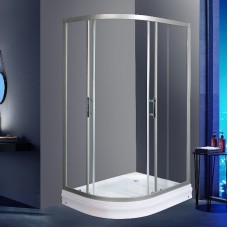 Душевой уголок WeltWasser WW500 С 120х90 10000004096 профиль Хром матовый стекло прозрачное