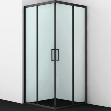 Душевой уголок WasserKRAFT Dill 90x90 61S03 профиль Черный матовый стекло прозрачное